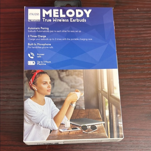 Vivitar Melody True Wireless Earbuds - Black - Picture 2 of 2